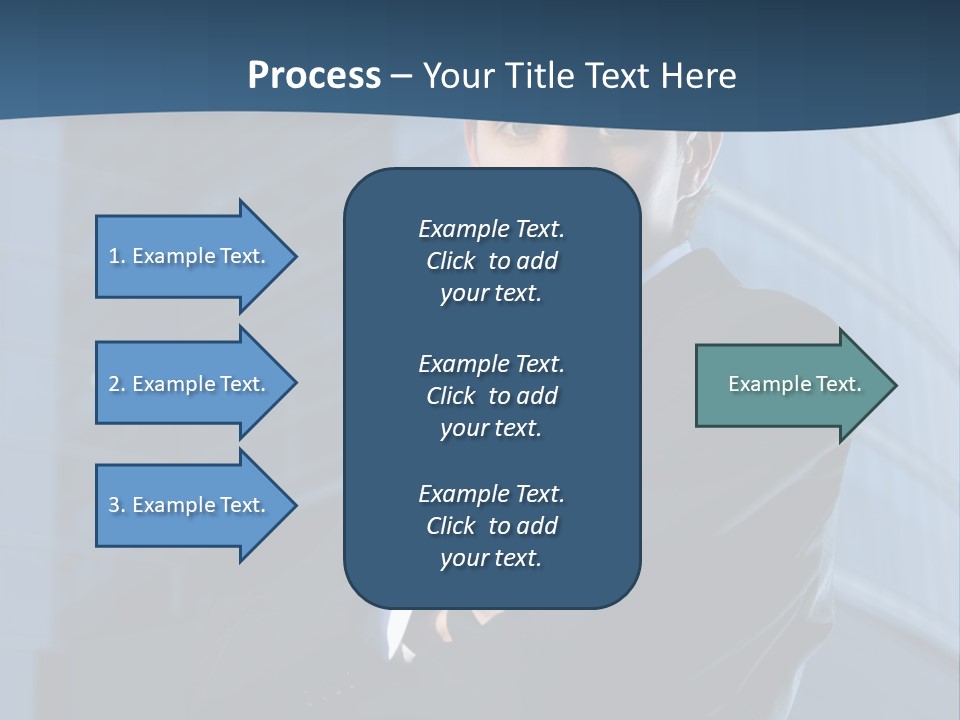 Clothing Posing Male PowerPoint Template