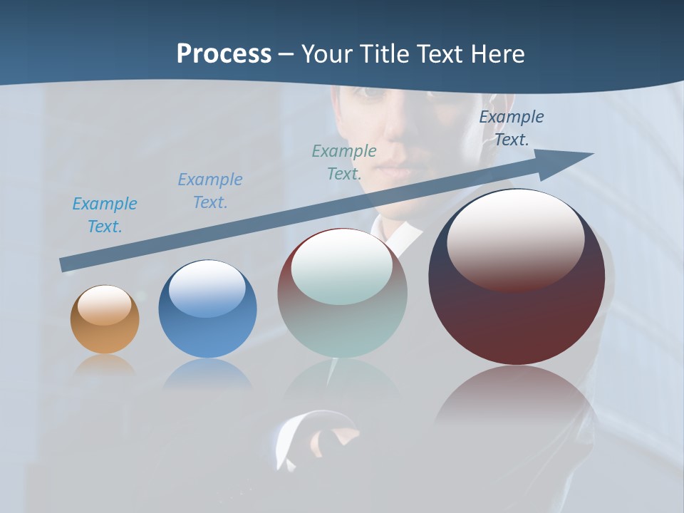 Clothing Posing Male PowerPoint Template