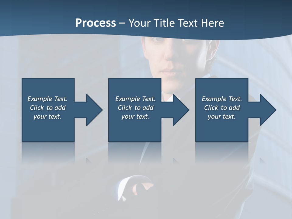 Clothing Posing Male PowerPoint Template