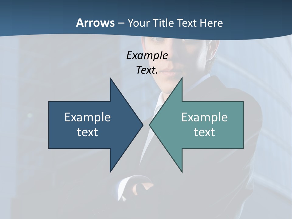 Clothing Posing Male PowerPoint Template