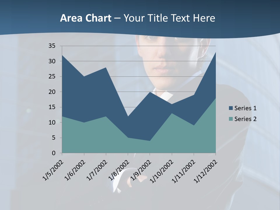 Clothing Posing Male PowerPoint Template