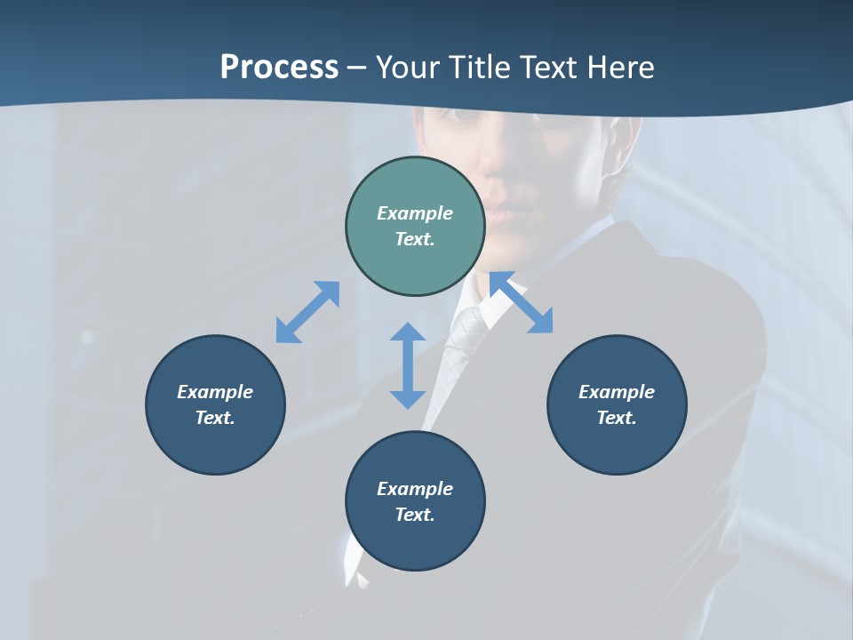 Clothing Posing Male PowerPoint Template