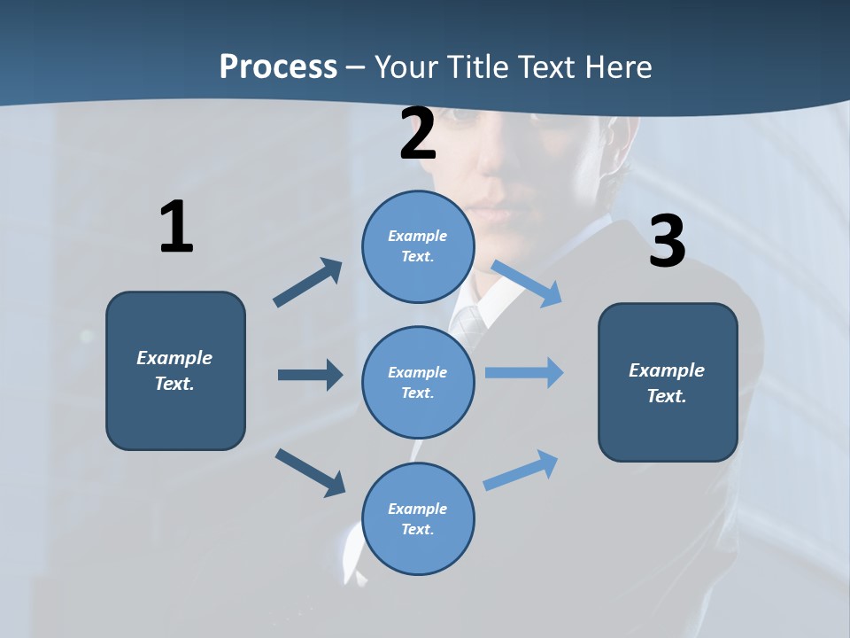 Clothing Posing Male PowerPoint Template