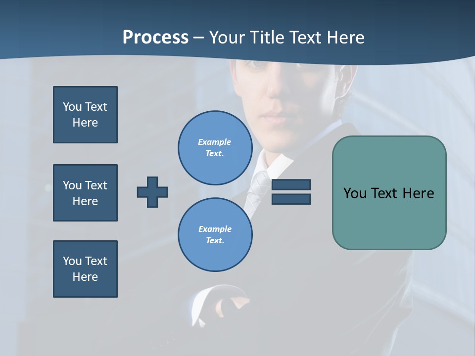 Clothing Posing Male PowerPoint Template