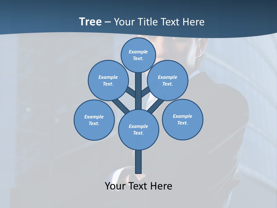 Clothing Posing Male PowerPoint Template