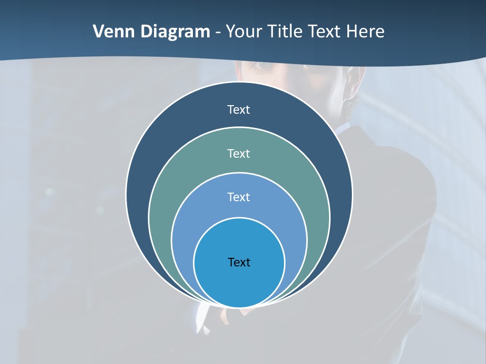 Clothing Posing Male PowerPoint Template