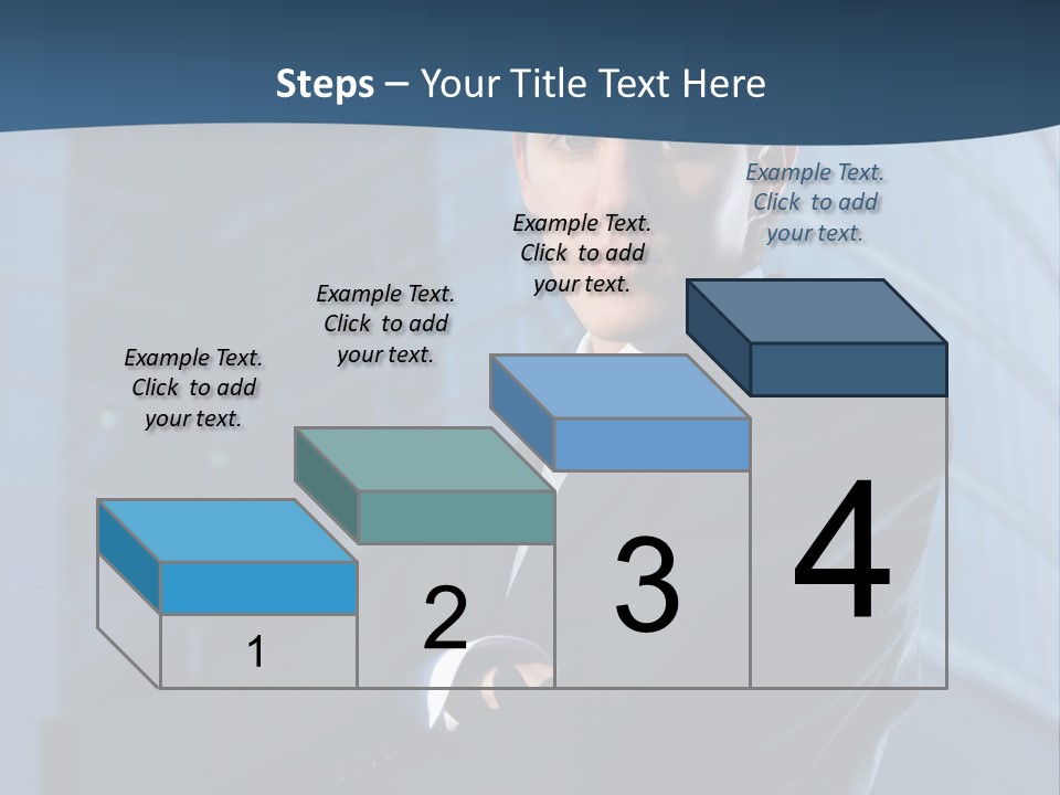Clothing Posing Male PowerPoint Template