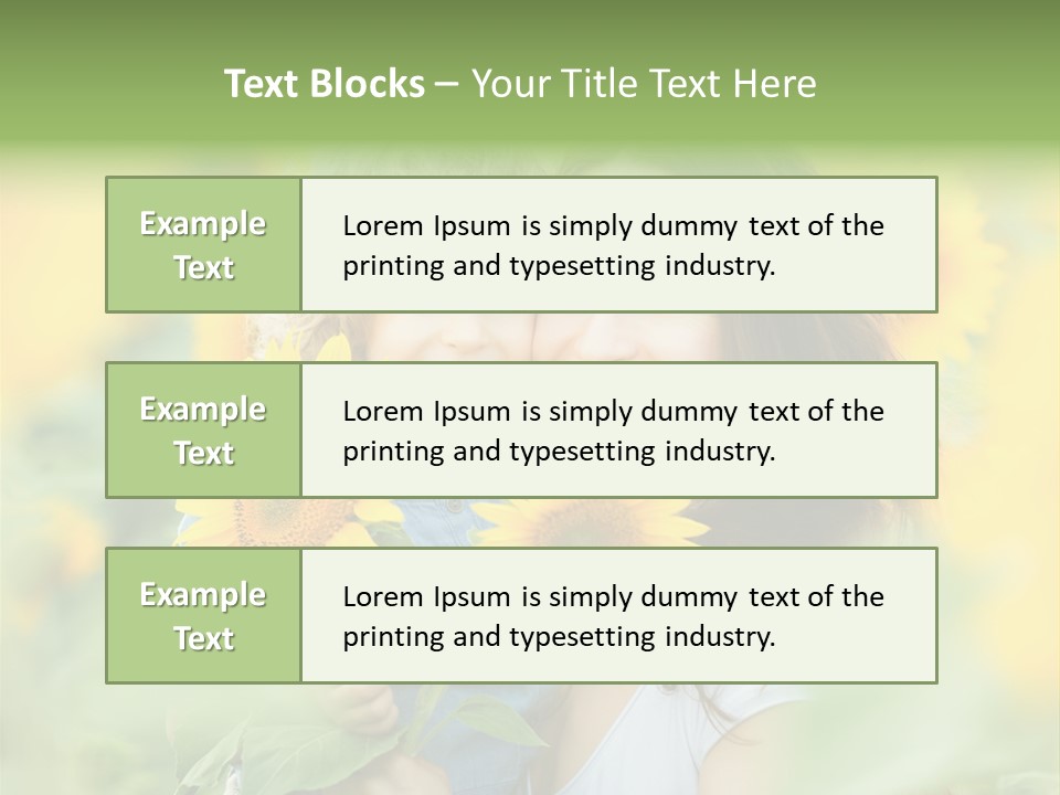 Spring Outdoors Yellow PowerPoint Template