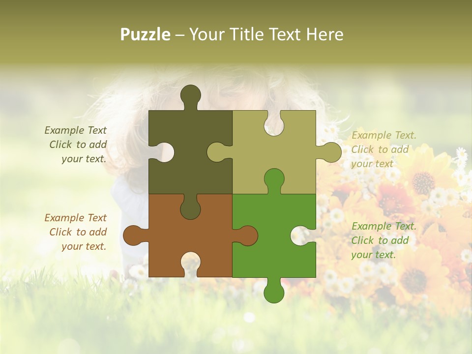 Baby Summer Happiness PowerPoint Template