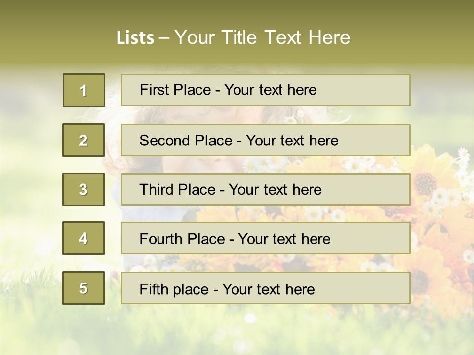 Baby Summer Happiness PowerPoint Template