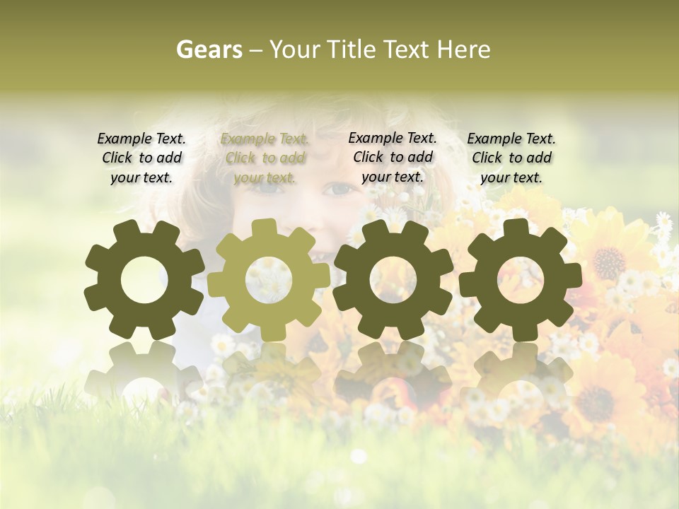 Baby Summer Happiness PowerPoint Template