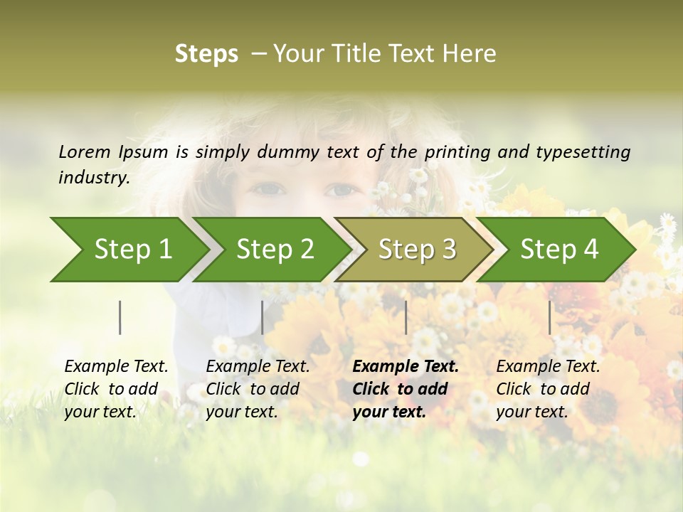 Baby Summer Happiness PowerPoint Template