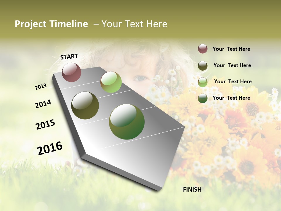 Baby Summer Happiness PowerPoint Template