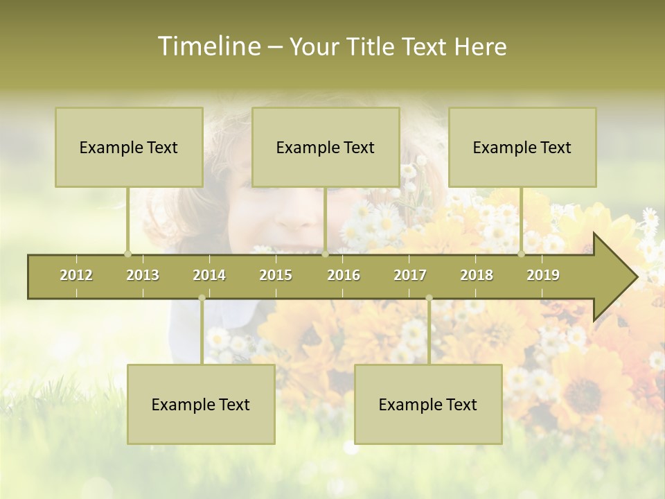 Baby Summer Happiness PowerPoint Template