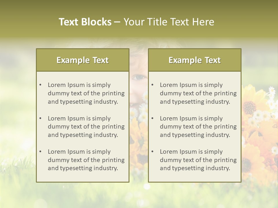 Baby Summer Happiness PowerPoint Template