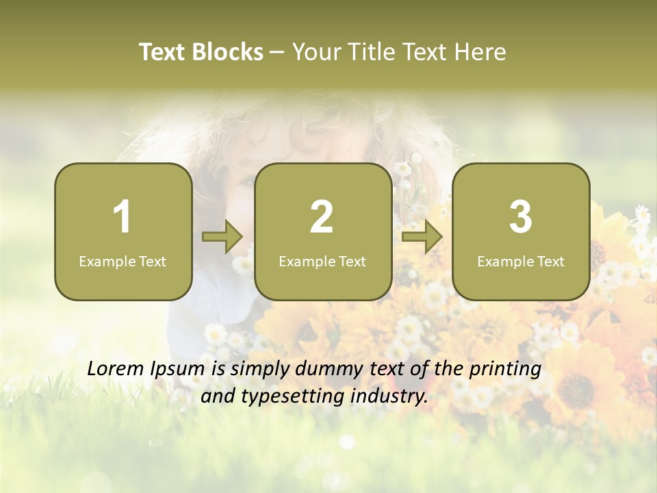 Baby Summer Happiness PowerPoint Template