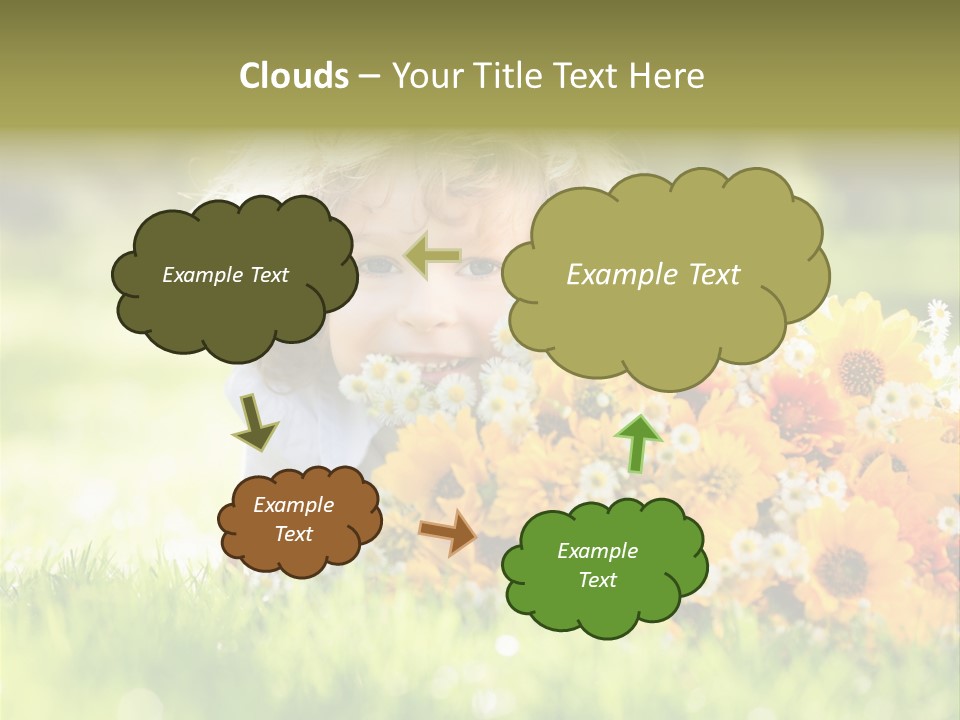 Baby Summer Happiness PowerPoint Template