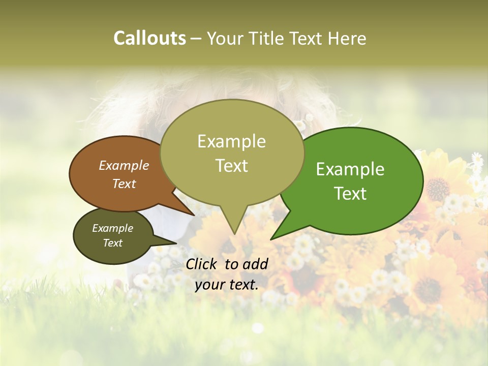 Baby Summer Happiness PowerPoint Template