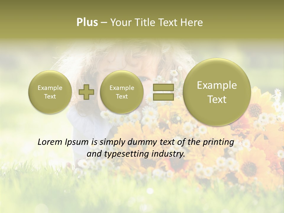 Baby Summer Happiness PowerPoint Template