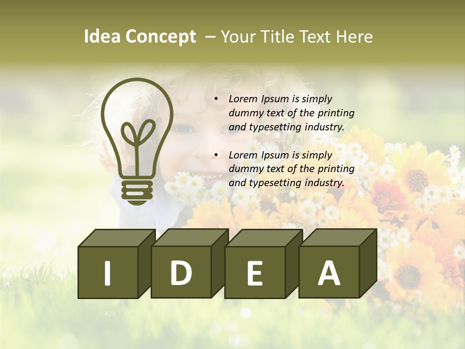 Baby Summer Happiness PowerPoint Template