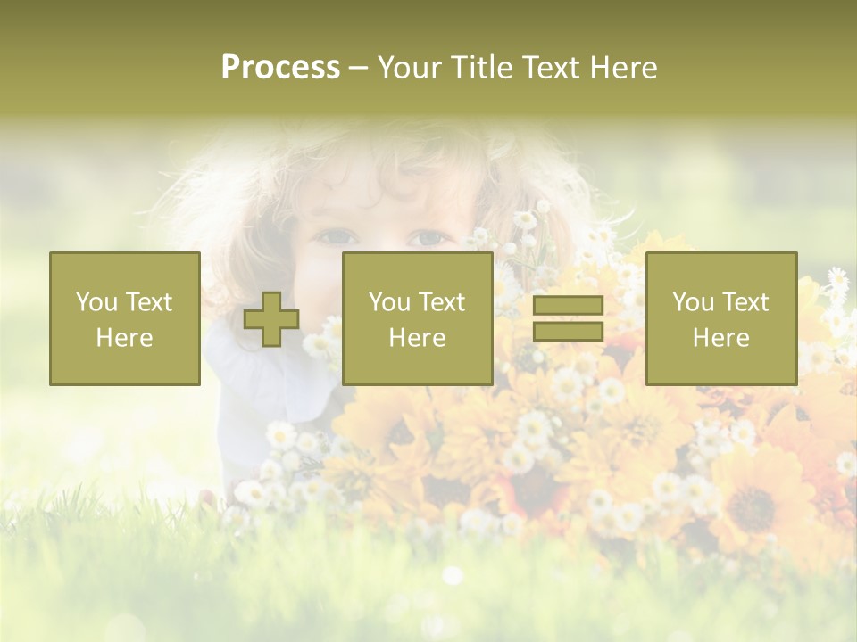 Baby Summer Happiness PowerPoint Template