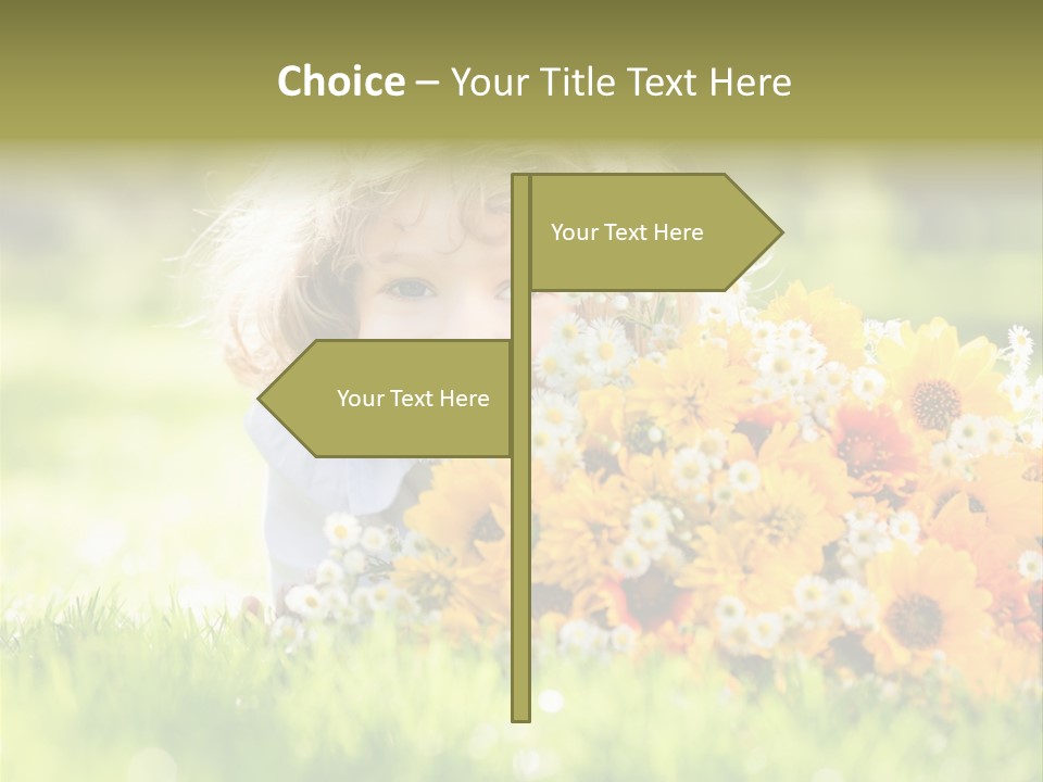 Baby Summer Happiness PowerPoint Template