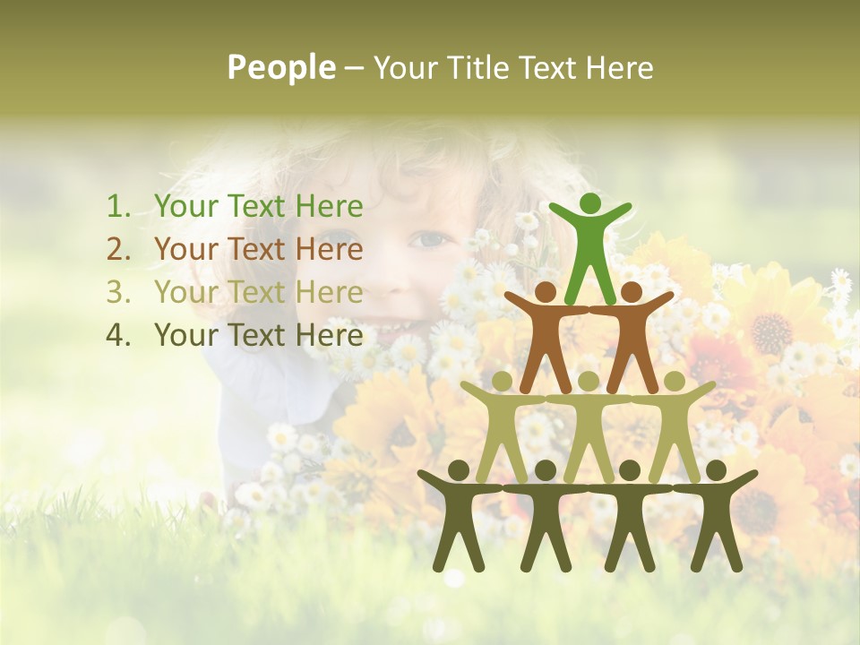 Baby Summer Happiness PowerPoint Template