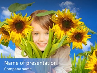 Geschenk Tisch Freuen PowerPoint Template