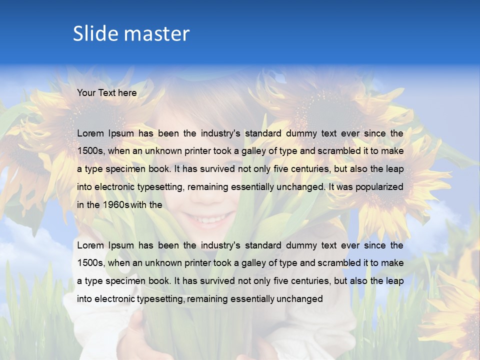 Geschenk Tisch Freuen PowerPoint Template