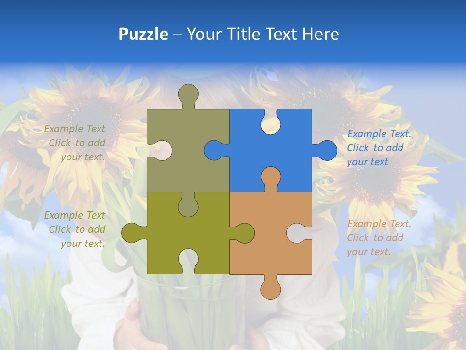 Geschenk Tisch Freuen PowerPoint Template