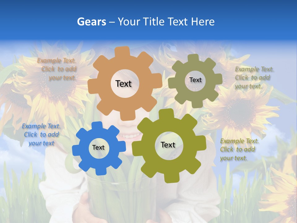 Geschenk Tisch Freuen PowerPoint Template