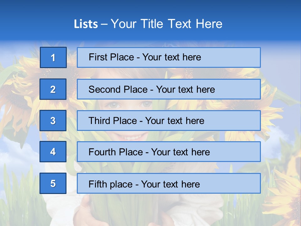Geschenk Tisch Freuen PowerPoint Template
