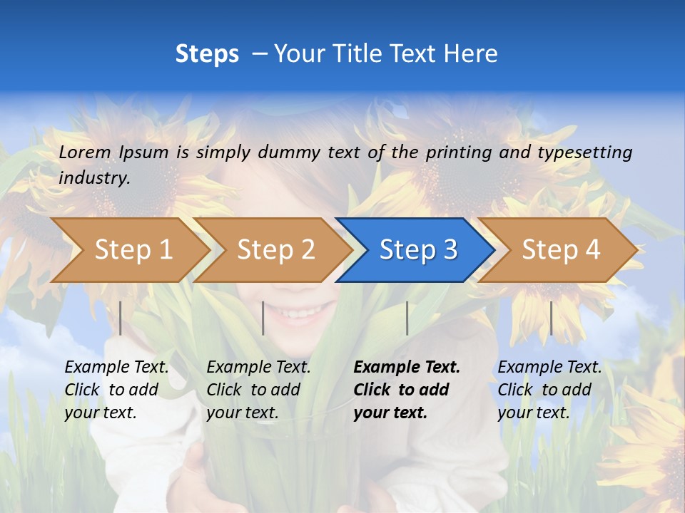 Geschenk Tisch Freuen PowerPoint Template
