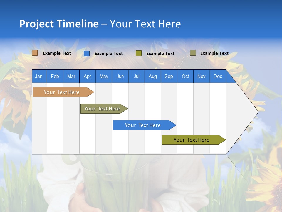 Geschenk Tisch Freuen PowerPoint Template