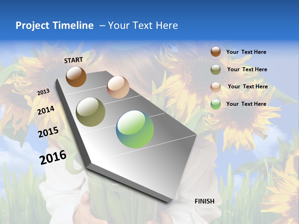 Geschenk Tisch Freuen PowerPoint Template
