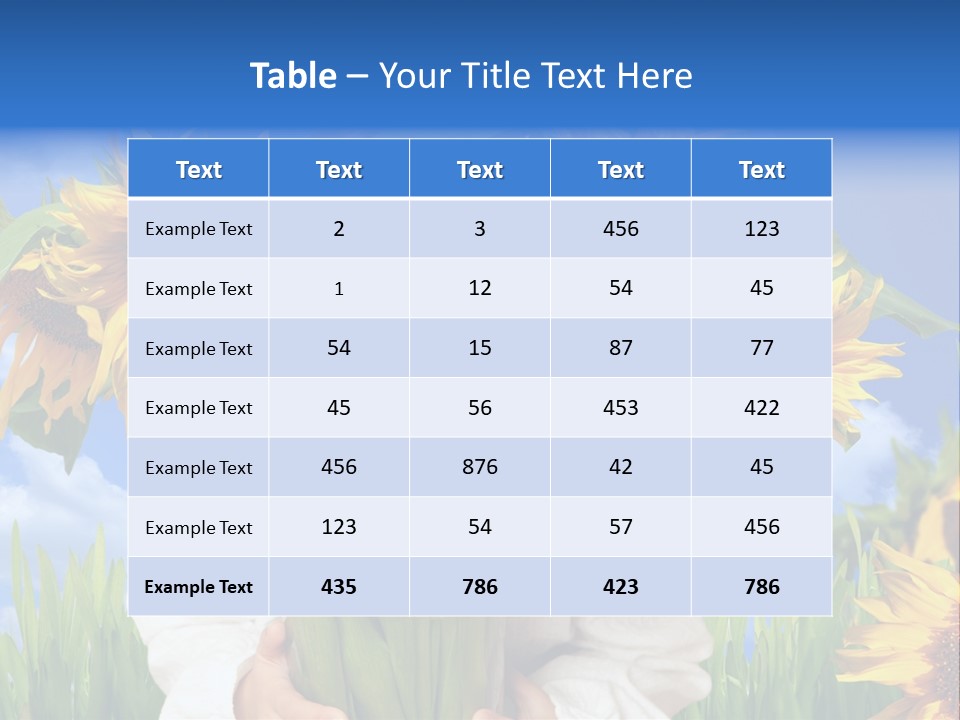 Geschenk Tisch Freuen PowerPoint Template