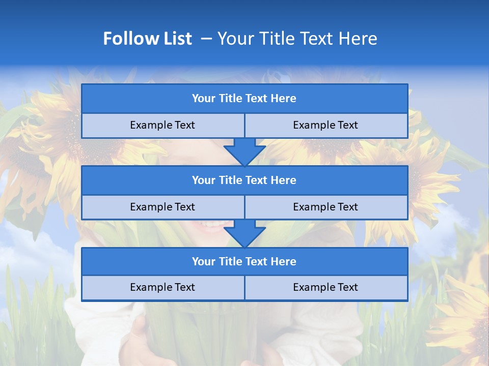 Geschenk Tisch Freuen PowerPoint Template
