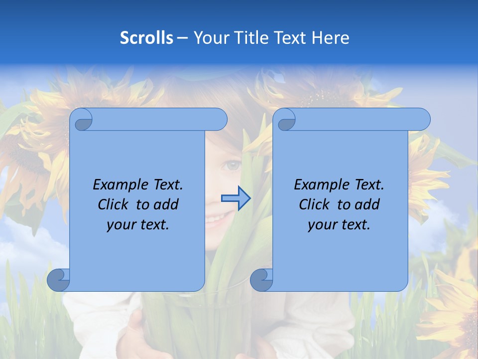 Geschenk Tisch Freuen PowerPoint Template
