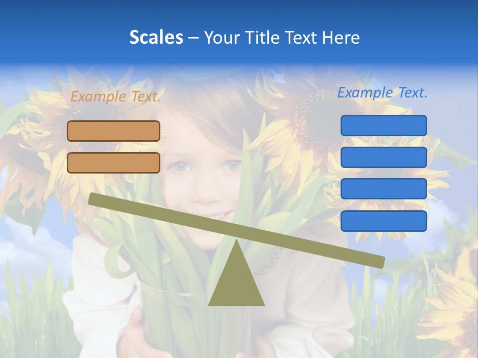 Geschenk Tisch Freuen PowerPoint Template
