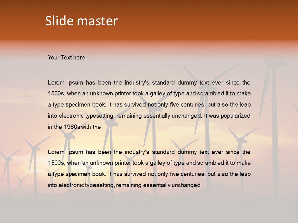 Innovation Development Plant PowerPoint Template