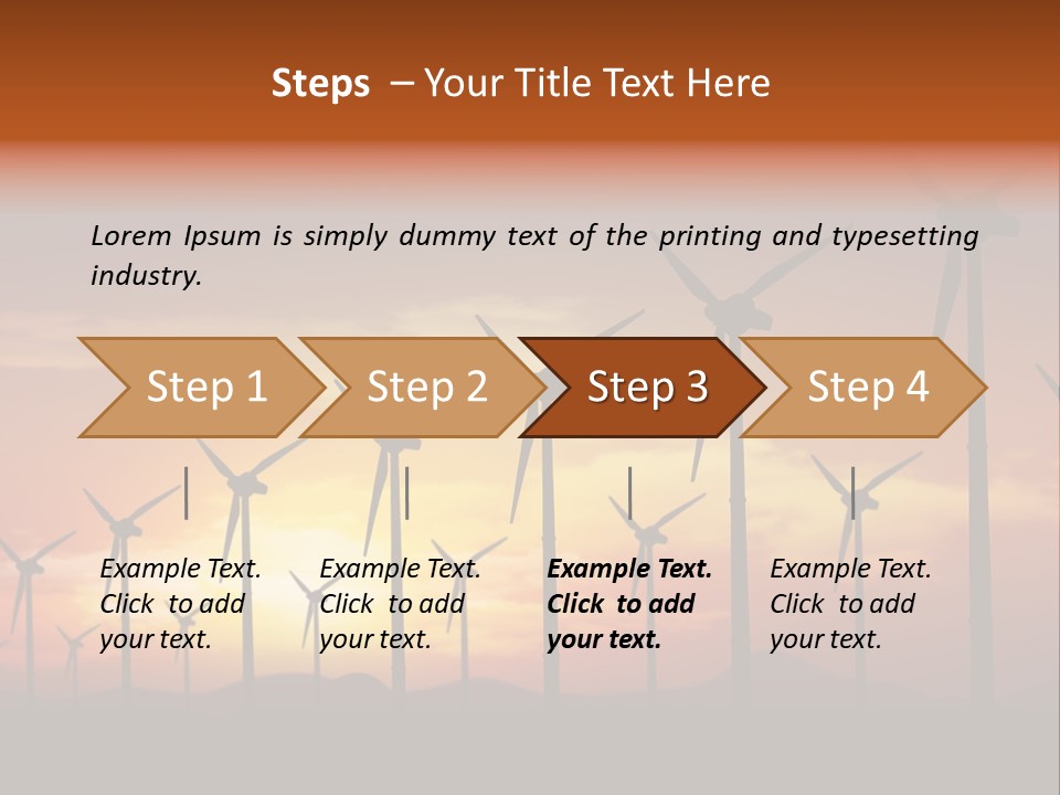 Innovation Development Plant PowerPoint Template