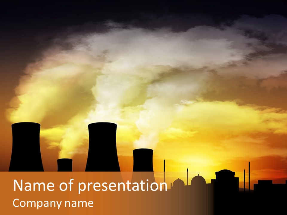 Waste Plant Technology PowerPoint Template