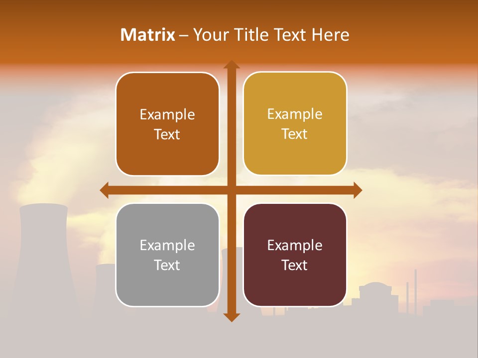 Waste Plant Technology PowerPoint Template