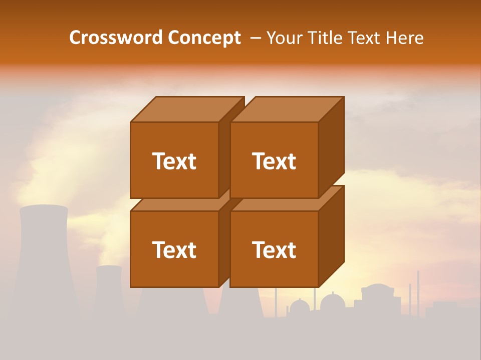 Waste Plant Technology PowerPoint Template