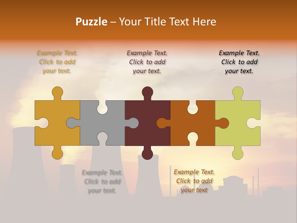 Waste Plant Technology PowerPoint Template