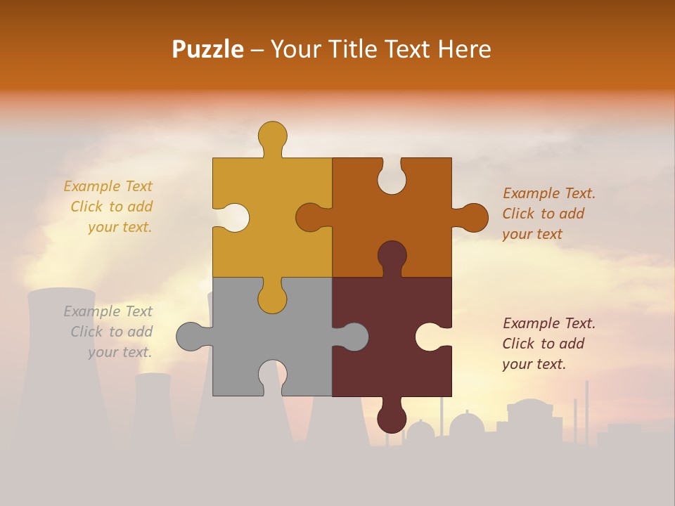 Waste Plant Technology PowerPoint Template