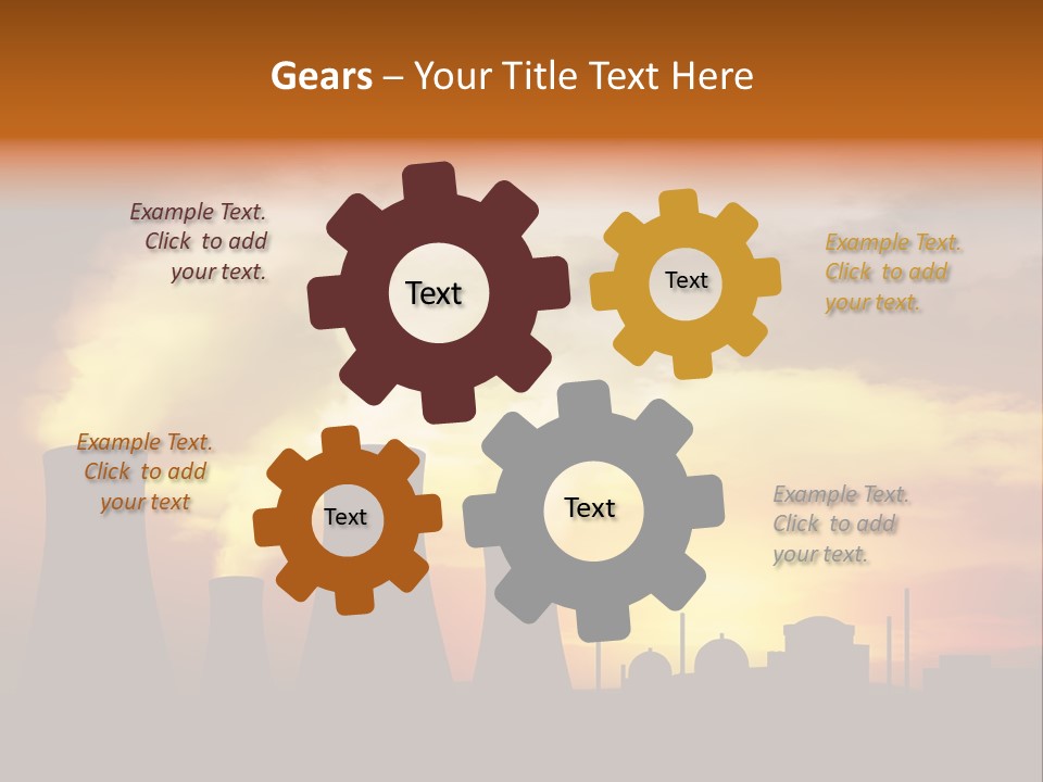 Waste Plant Technology PowerPoint Template