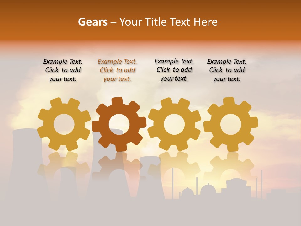 Waste Plant Technology PowerPoint Template