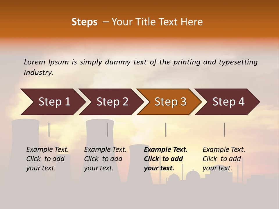 Waste Plant Technology PowerPoint Template