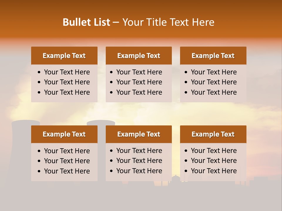 Waste Plant Technology PowerPoint Template